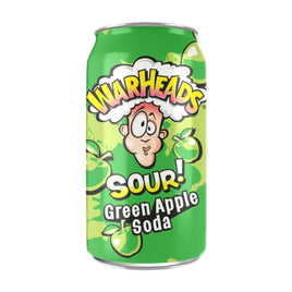 Warheads Green Apple Sour Soda 355 ml